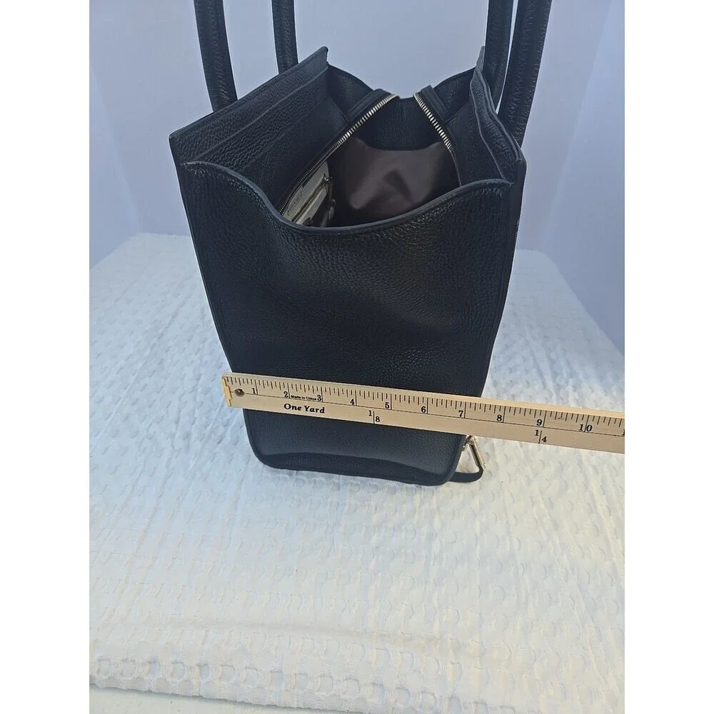 Henri Bendel Rivington  Tote Bag Black Leather